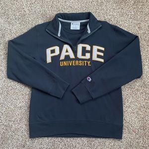Champion Pace University Half Zip Sweatshirt